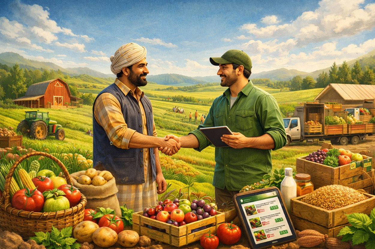 Farmer's Marketplace – Direct Connection Between Indian Farmers and Buyers