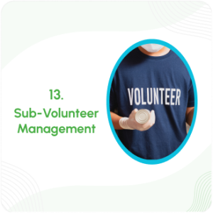 sub volunteer mangement